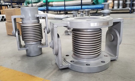 Junta de expansión universal con bridas para tuberías industriales